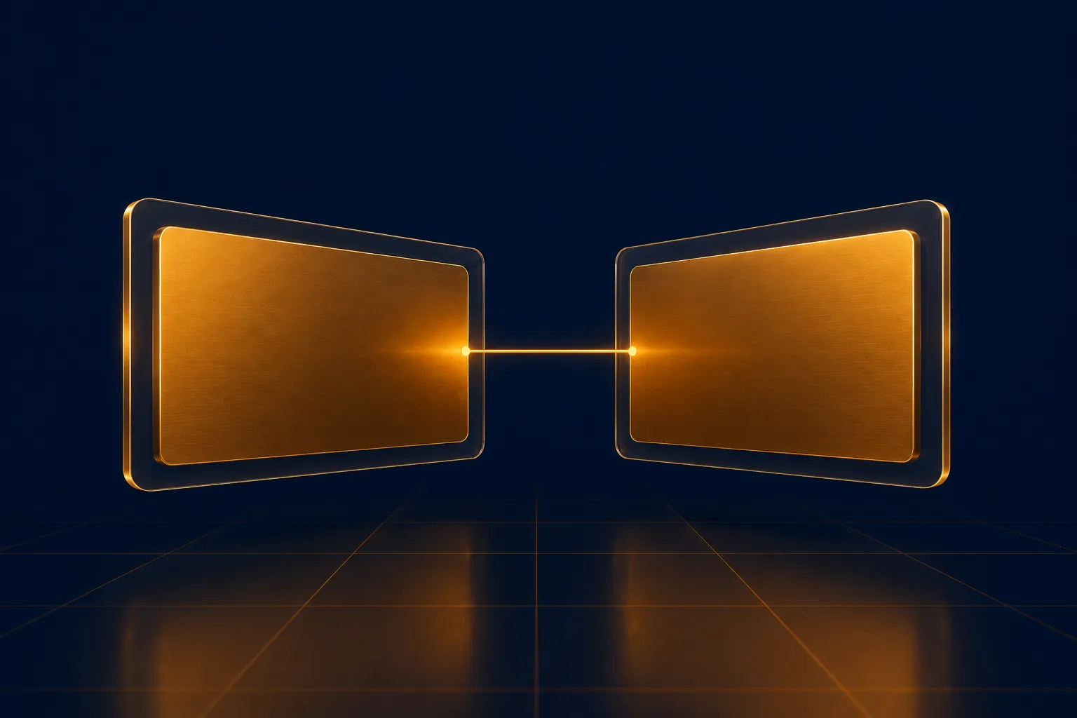 Duas plataformas conectadas